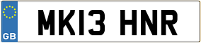 Truck License Plate